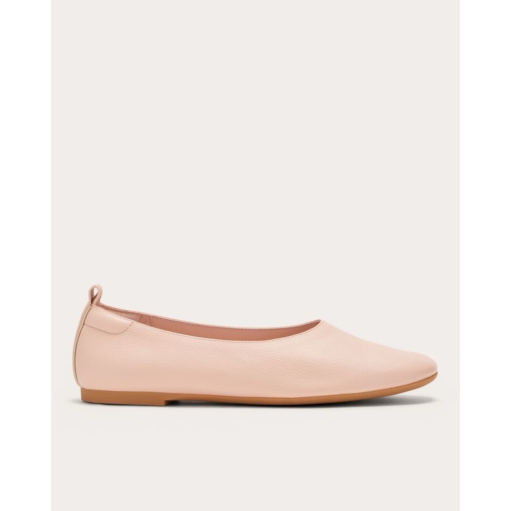 everlane THE DAY GLOVE Flats Leather Pale Pink ‎ Size 6.5  Preppy Classic
